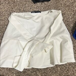Zara Cream Mini Skirt